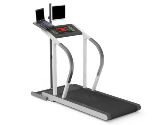 laptop and monitor mount stand treadmill accessory