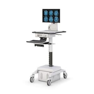 771900 medical computer cart powered with battery