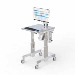 Ergonomic Efficiency: AFC CleanView Mobile Cleanroom Workstation Cart for Computers