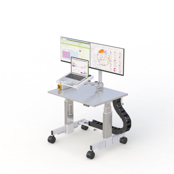 Cleanroom Computer Mobile Medical Cart