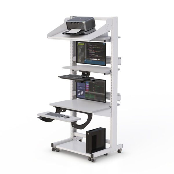 Medical Computer Rack System