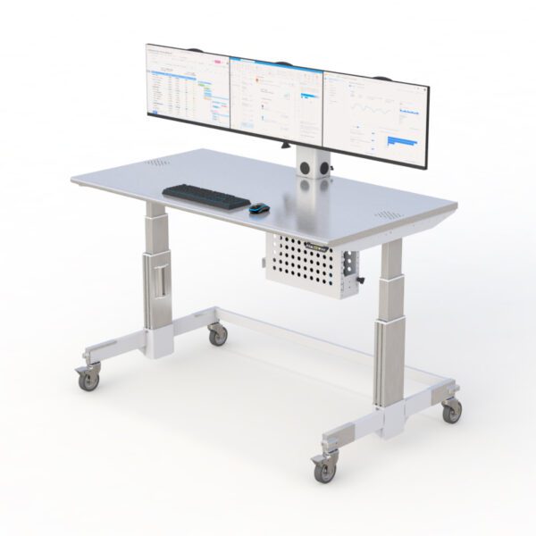 AFC Cleanroom Computer Desk Cart: Ergonomic Design for Productivity