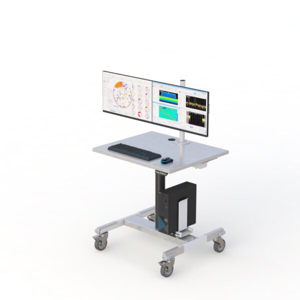 Ergonomic Mobile Cleanroom Computer Cart: Rolling Technology for Controlled Environments