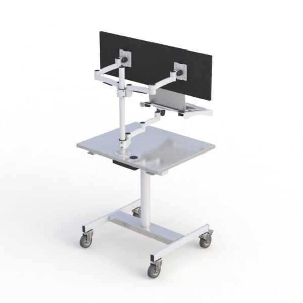 Cleanroom Computer Rolling Cart