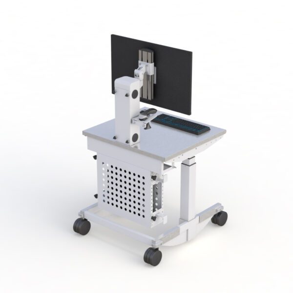 AFC Medical Furniture: Cleanroom Adjustable Versatile Mobile Computer Cart