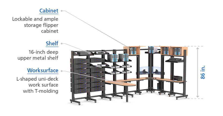 Corner Rack Workstation Specs