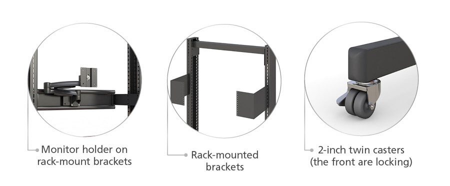 ingle-User LAN Rack Mounted Workstation Features