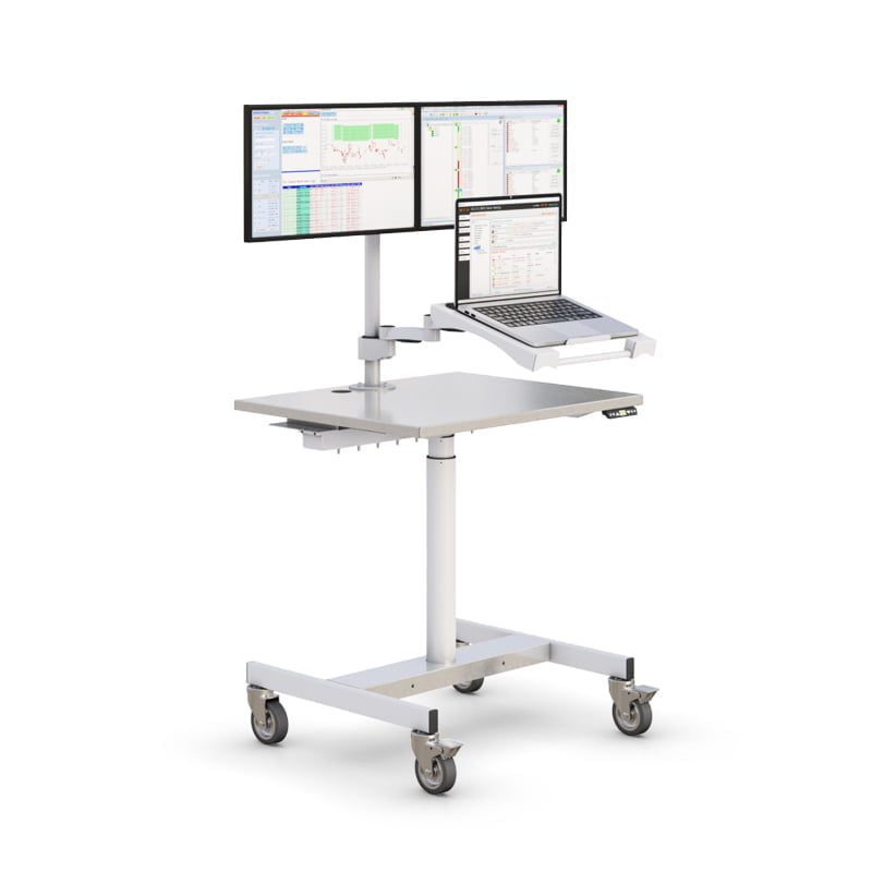 mobile monitor cart