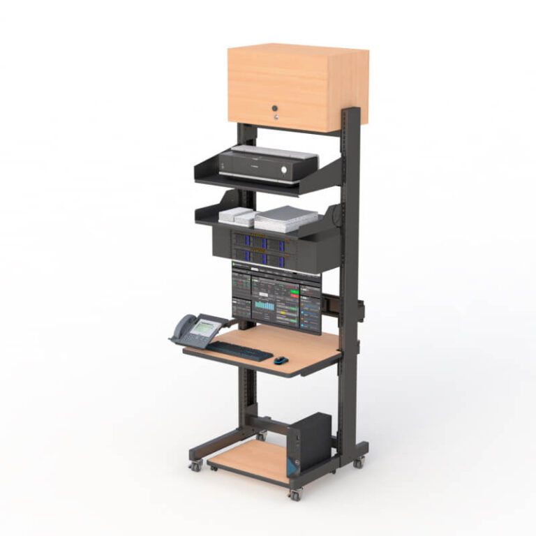 Computer Workstation Rack