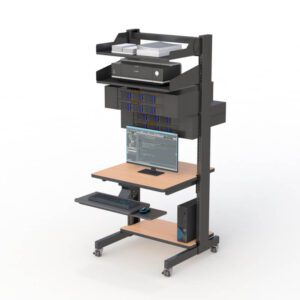 AFC's modular IT LAN workbenches designed for adaptable IT environments.