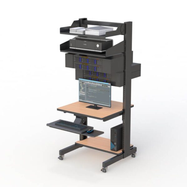AFC's modular IT LAN workbenches designed for adaptable IT environments.