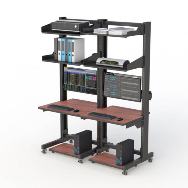 Dual User Computer Rackmount by AFC, designed for efficient space utilization and optimal performance in computing environments.