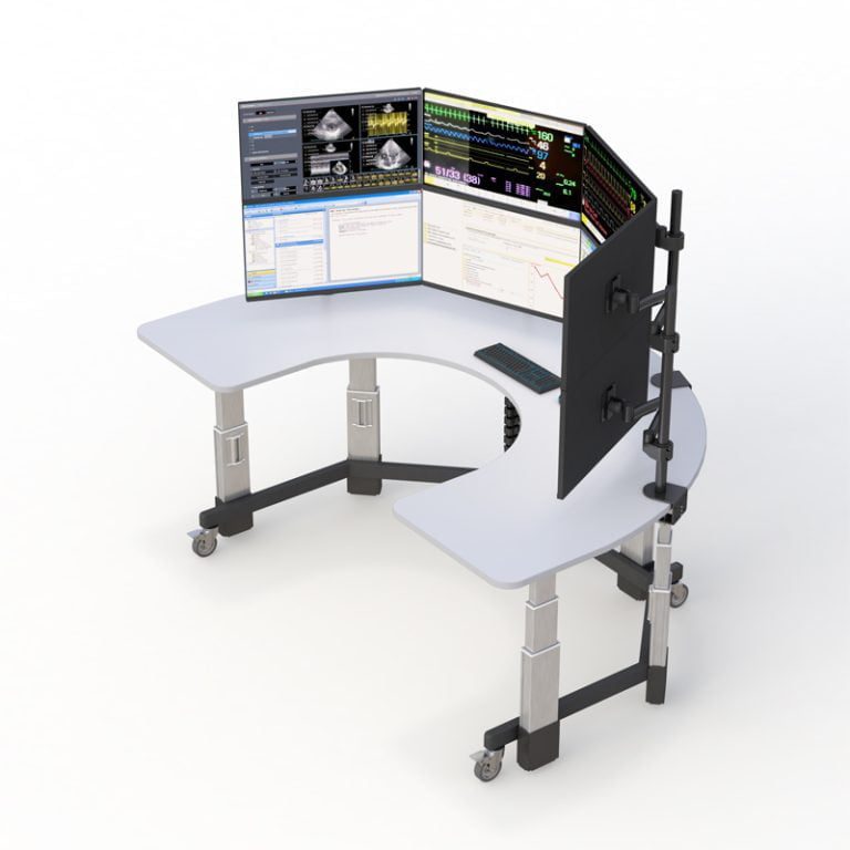 Telehealth ICU Workstation Desk | AFC Industries
