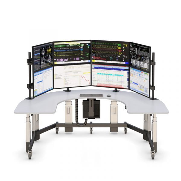 Telehealth Stand Up Computer Desk