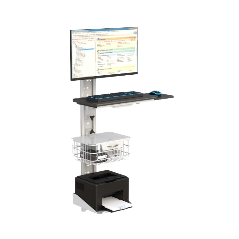Track Mounted Computer Wall Mount Track Computer Workstations