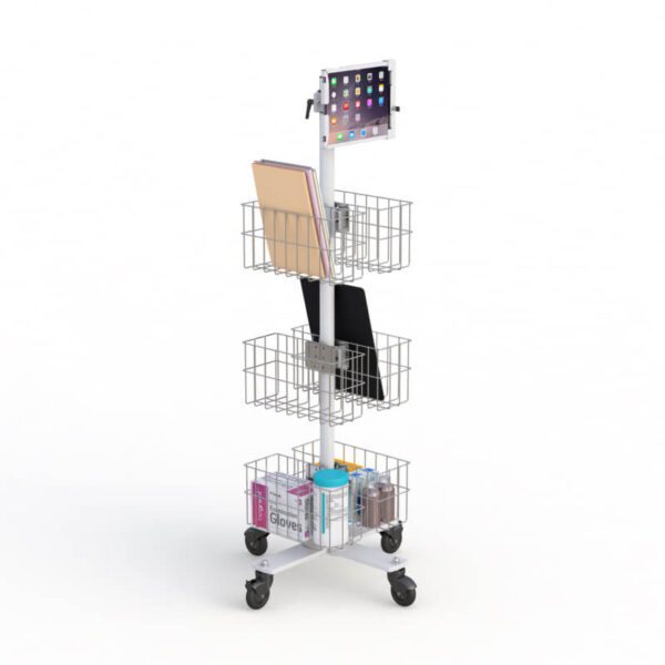 AFC's single monitor lab cart for efficient lab computing.