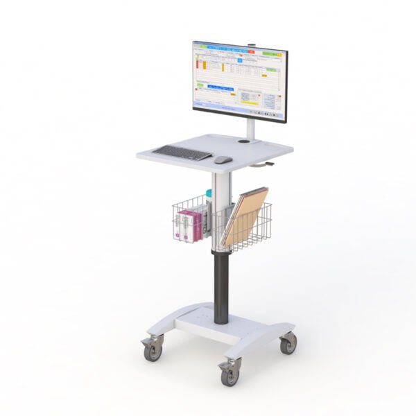 Mobile Medical Cart on Rolling Utility Cart