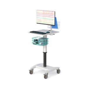 AFC Ergonomic Furniture: ErgoMove Mobile Workstation Utility Cart - Ergonomic Design for Effortless Mobility and Comfort