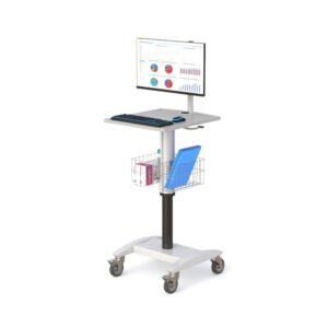 AFC Mobile Medical Cart on Rolling Computer Utility Cart for Medical Professionals by AFC- Reliable and Convenient