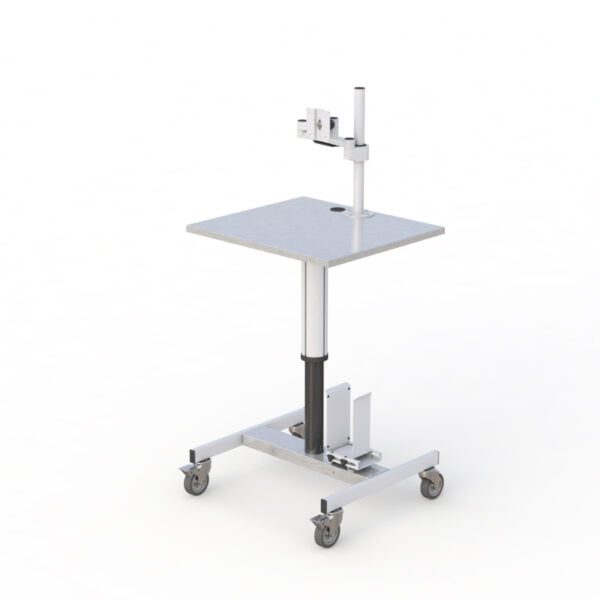 Height Adjustable Mobile Medical Computer Cart