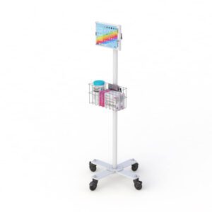 Ergonomic Tablet cart by AFC A mobile cart designed to hold and transport tablets. Convenient and user friendly solution for tablet storage and mobility.