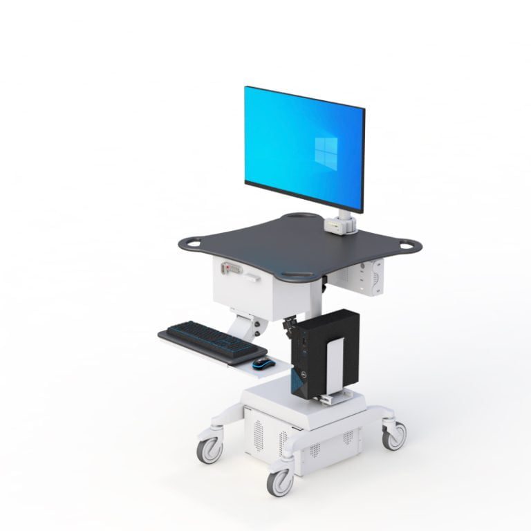Medical Computer Carts Small Form Factor PC