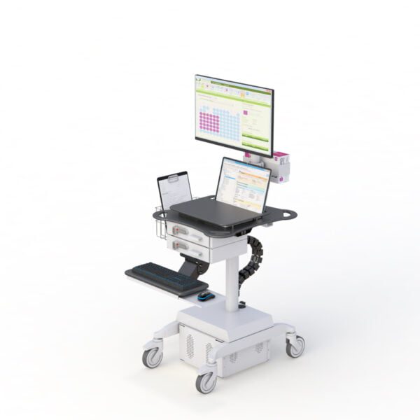 AFC Medical Computer Carts for Small Form Factor PCs: Compact, efficient medical workstations.