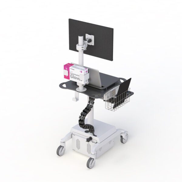 Point-of-care computer carts by AFC: mobile workstations for healthcare professionals.