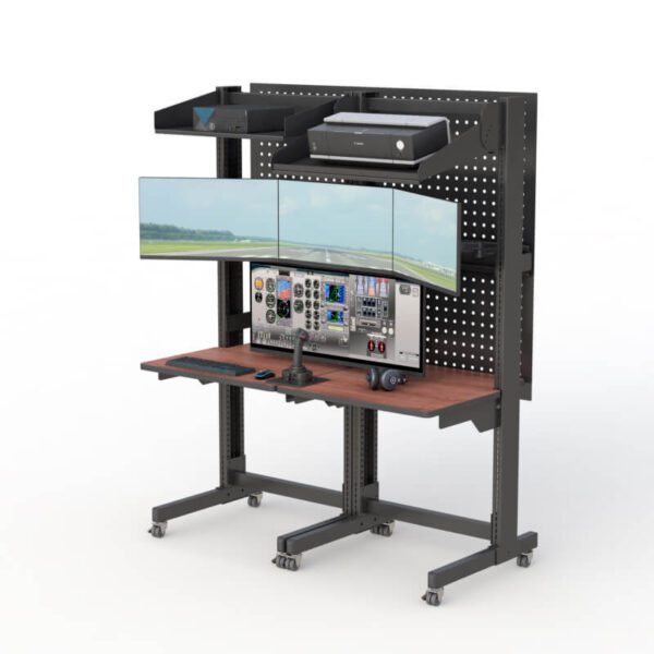 Flight Sim Desktop Instrument Rack Smart Racks - Innovative Storage Solutions | AFC Industries
