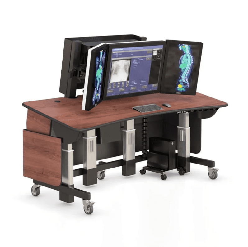 PACS Imaging Reading Desk with titling Functionality