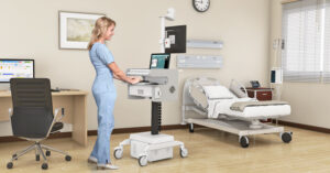 telemedicine cart hospital nurse usage