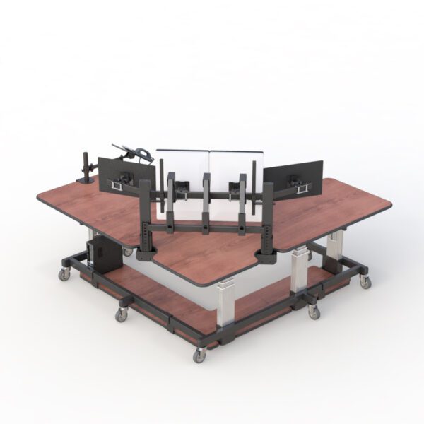 772206 radiology sit and stand desk for diagnostic imaging