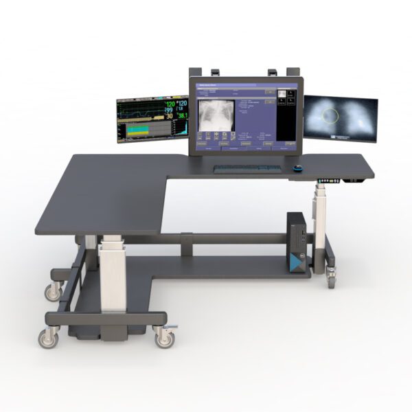 772394 radiology standing pacs system desk