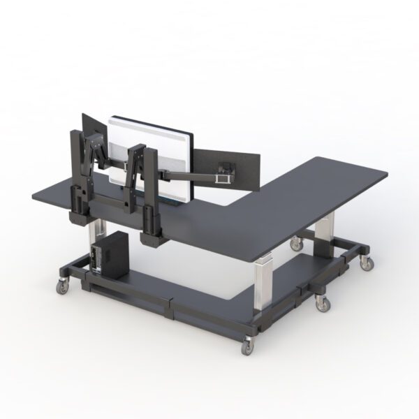 772394 radiology imaging standing pacs system desk