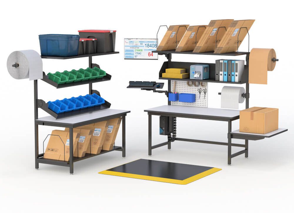 Industrial Workbench for Packaging Multi station
