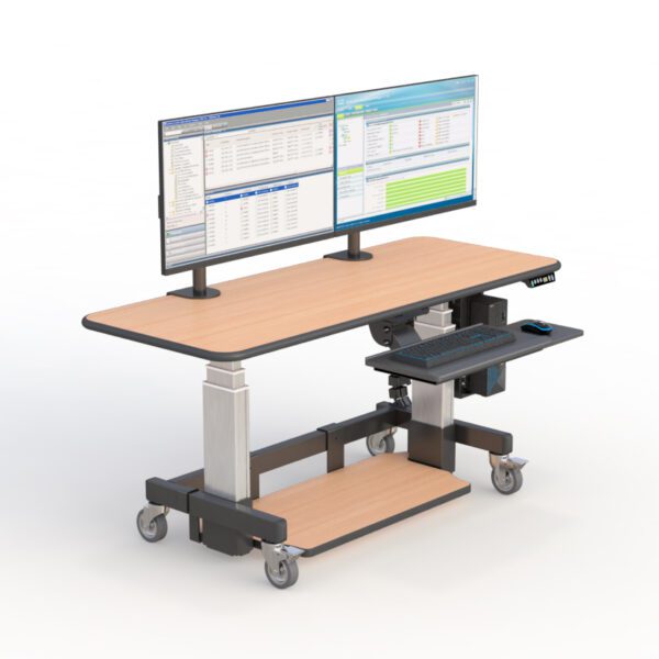 771405 ergonomic adjustable standing desk workstation