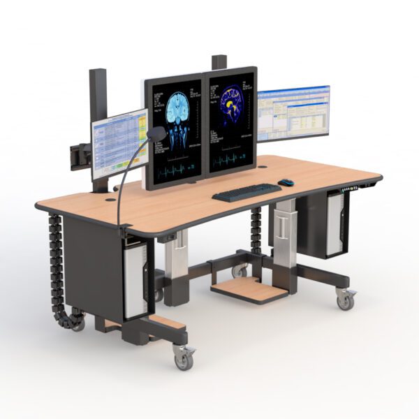 772202 radiology adjustable computer desk
