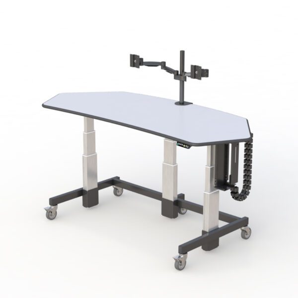 772204 Ergonomic Adjustable Standing Computer Desk for Home Office