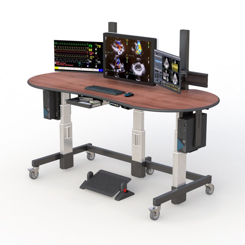 Ergonomic Gaming Desk Height Adjustable Computer Table Workstation