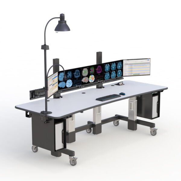 772499 height adjustable standing desk for radiology and imaging