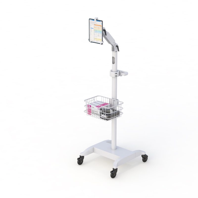 772989 Telehealth Tablet Rolling Cart 01