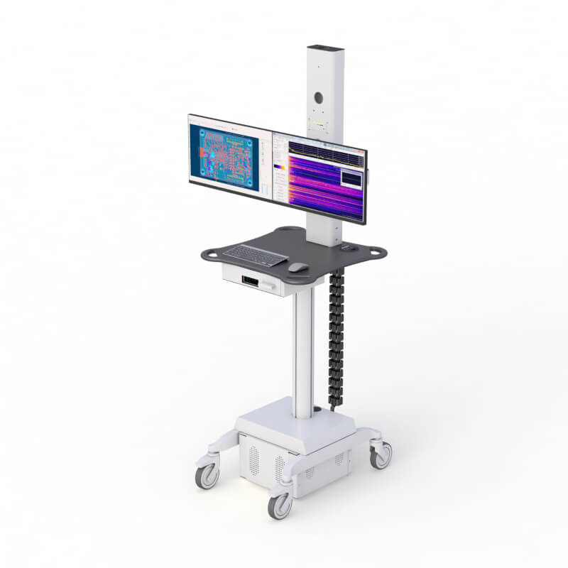 772296 Dual Monitor Telemedicine POC Cart 01