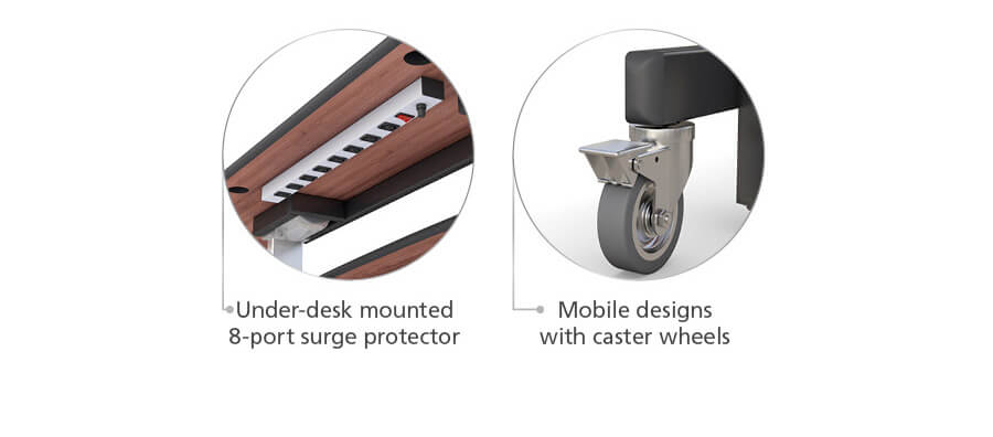 773032 Dual Tier Ergonomic Workstation specs 773032 Dual Tier Ergonomic Workstation specs