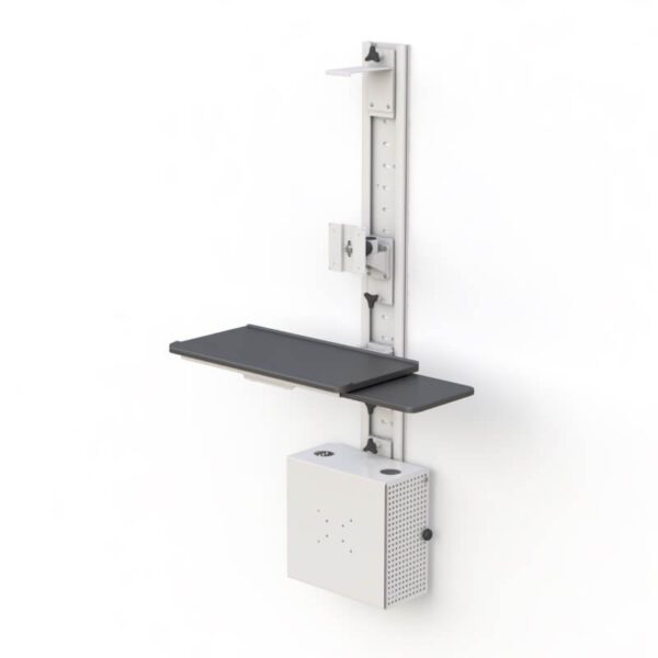 Ergonomic Telehealth Workstation with Camera Mount
