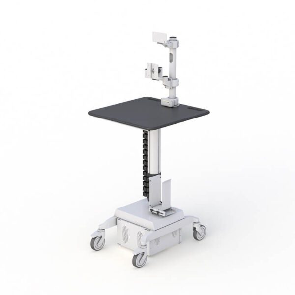 Ergonomic design features of monitor cart for comfortable use