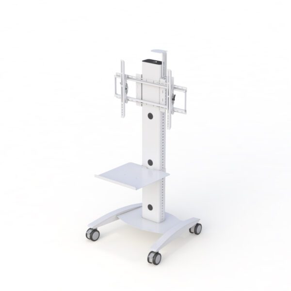 Double Display Telemedicine Cart – Video Conferencing Workstation for Healthcare View