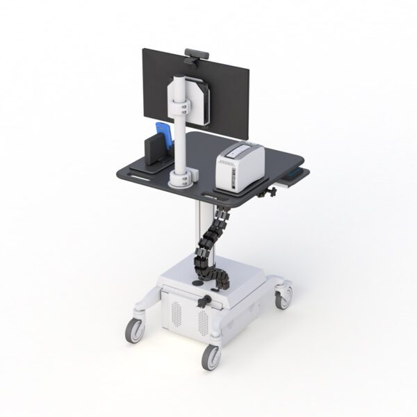 Ergonomic Mobile Workstation for Zebra Point-of-Care Access - Image 5