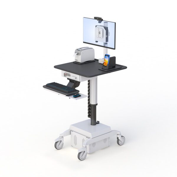 Ergonomic Mobile Workstation for Zebra Point-of-Care Access - Image 7