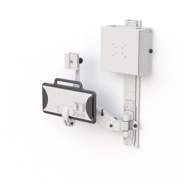 Wall Track-Mounted Articulating Computer Workstation - Image 4
