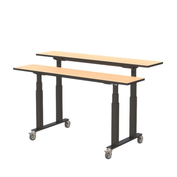 Dual Tier Height Adjustable Standing Table - Image 3